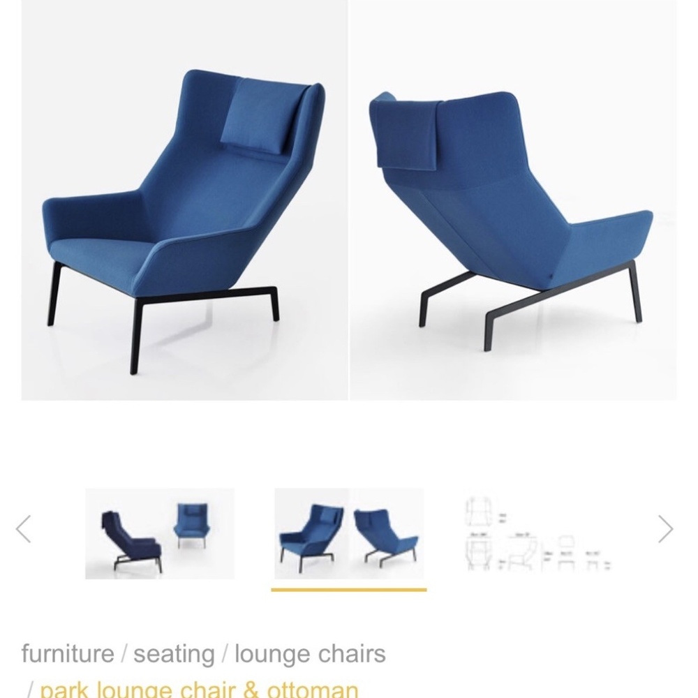 Niels Bendtsen Park Lounge Chair And Ottoman Cover